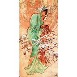 Winter - Alphonse Mucha
