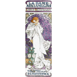La Dame aux Camelias - Alphonse Mucha