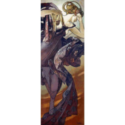 Evening Star (without floral border) -  Alphonse Mucha
