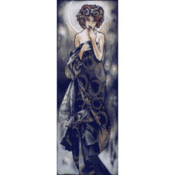 The Moon (without floral border) -  Alphonse Mucha