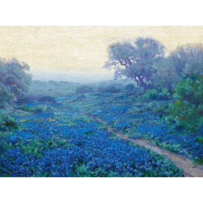 Bluebonnets at Sunrise - Julian  Onderdonk