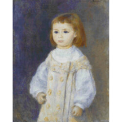 Child in a White Dress - Pierre Auguste  Renoir