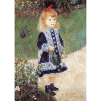 Girl with a Watering Can - Pierre  Auguste Renoir