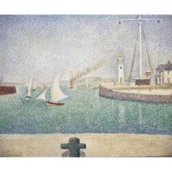 Entrance of the Port at Honfleur -  Georges Seurat