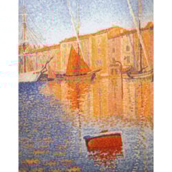 The Red Buoy - Paul Signac
