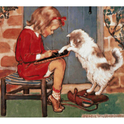 C is for Cat - Jessie Willcox Smith