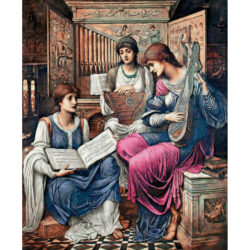 The Gentle Music of a Bygone Day - John  Melhuish Strudwick