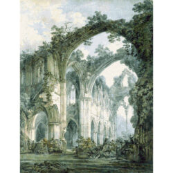 Interior of Tintern Abbey, Monmouthshire  - J. M. W. Turner