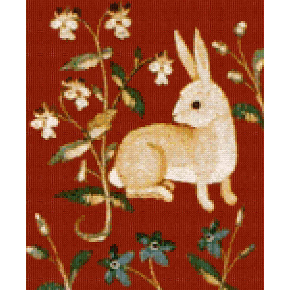 Cluny Tapestry Rabbit (without  background)