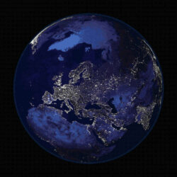 Earth from Space at Night