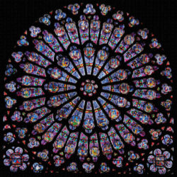 North Rose Window, Notre Dame, Paris