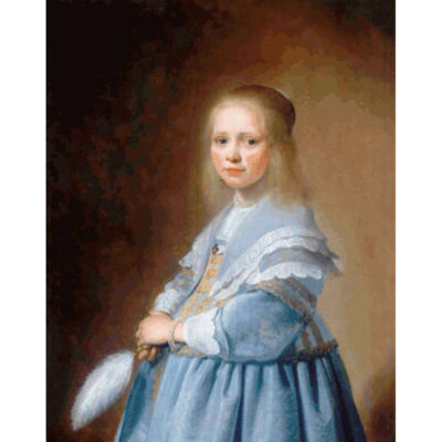 Portrait of a Girl Dressed in Blue -  Johannes Verspronck