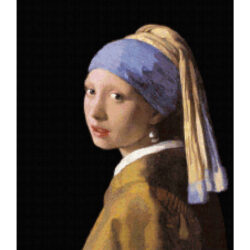 Girl with a Pearl Earring (without  background) - Johannes Vermeer