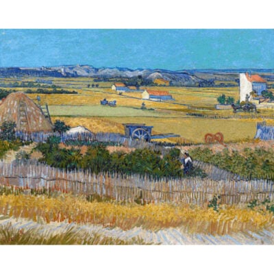 Harvest at La Crau - Vincent Van Gogh