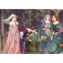 The Enchanted Garden (detail) - John  William Waterhouse