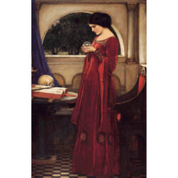 The Crystal Ball - John William  Waterhouse