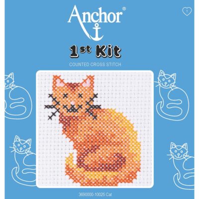 Counted Cross Stitch Kit: 1st Kit: Cat