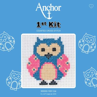 Counted Cross Stitch Kit: 1st Kit: Zoe (Owl)