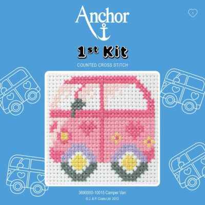Counted Cross Stitch Kit: 1st Kit: Camper Van