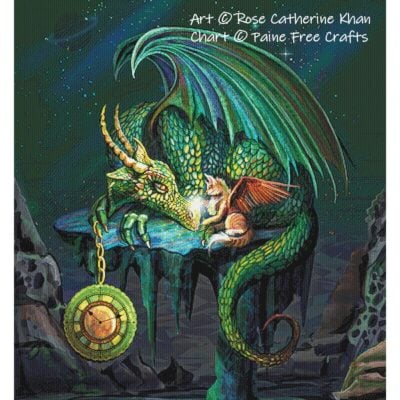 Time Dragon - Emerald