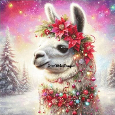 A Festive Llama (Missy Means)