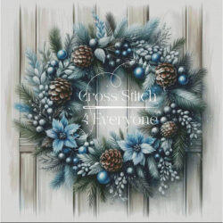 Winter Blues Wreath (Artistic Revolution)