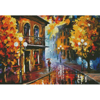 Fall Rain 2 (Leonid Afremov)