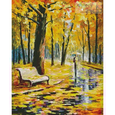 Fall Rain (Leonid Afremov)