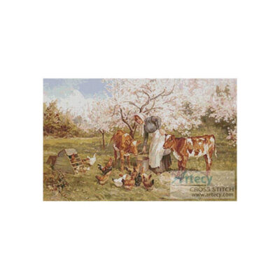 Feeding time in the Orchard (Art Renewal Centre)