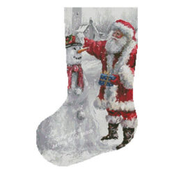 Festive Frosty Stocking (Left) (Marcello Corti)