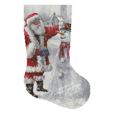 Festive Frosty Stocking (Right) (Marcello Corti)
