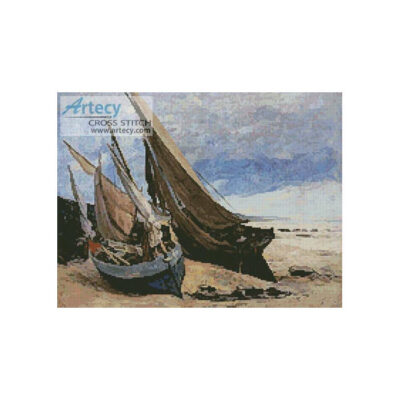 Fishing Boats on the Deauville Beach (Art Renewal Centre)