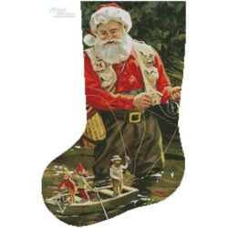 Fishing Buddies Stocking (Left) (Tom Browning)