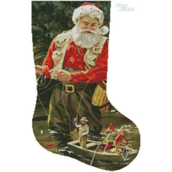 Fishing Buddies Stocking (Right) (Tom Browning)