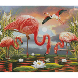 Flamingos Painting (Rosiland Solomon)