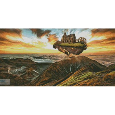 Floating Steampunk Mountain (Reto Scheiwiller - Pixabay)