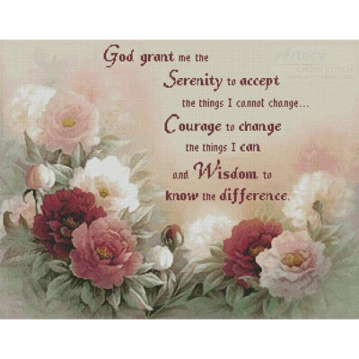 Floral Serenity Prayer (T. C. Chiu)