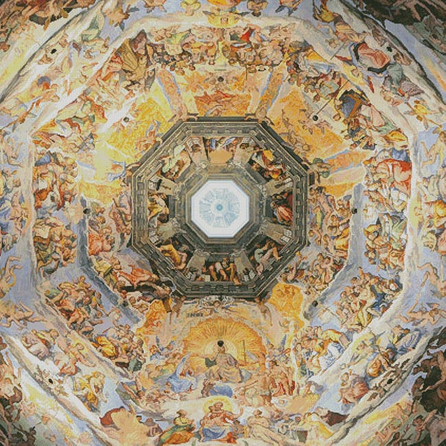 Florence Cathedral Ceiling (Giorgio Vasari and Federico Zuccari)