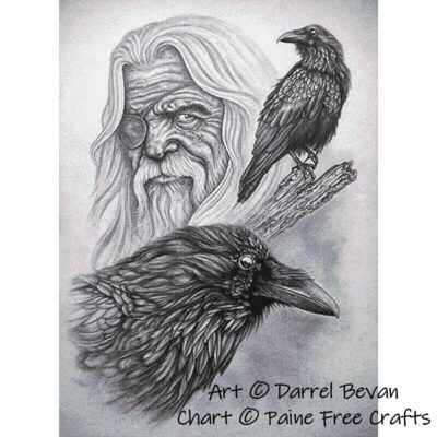 Odin's Three (Odin, Huginn & Muninn)