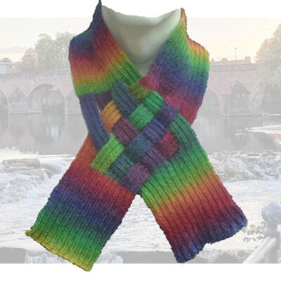 Celtic Braided Scarf - Image 2