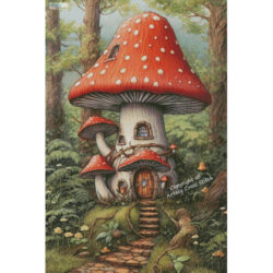 Toadstool House 1 (Large) (T Clarke using Midjourney AI)