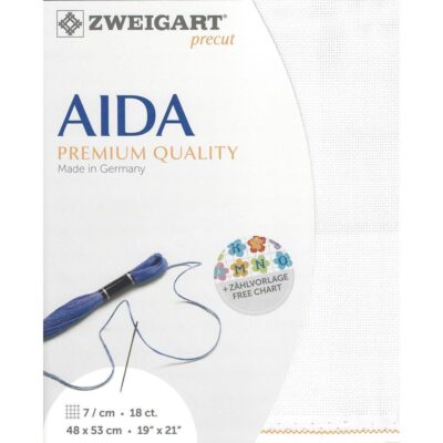18 count Aida (White)