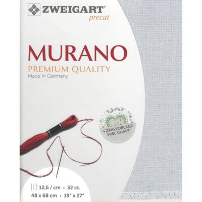 32c Murano Evenweave (Silver Grey)