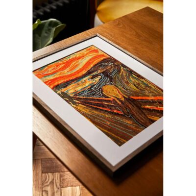 The British Museum "The Scream" kit (cross stitch)