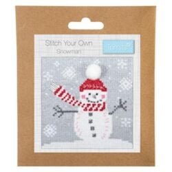 Counted Cross Stitch Kit: Christmas: Snowman