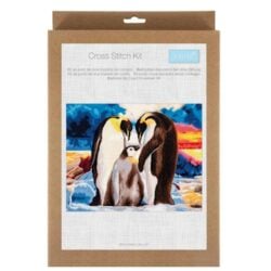 Counted Cross Stitch Kit: Large: Penguins