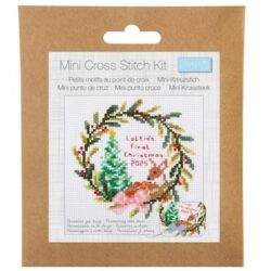 Counted Cross Stitch Kit: Baby's First Christmas