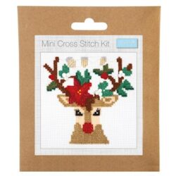 Counted Cross Stitch Kit: Mini: Christmas: Reindeer
