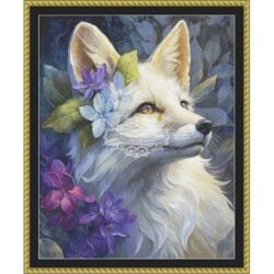 Golden Fox And Flowers (Simonetta Zambelli)