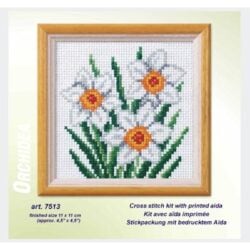 Printed Cross Stitch Kit: Narcissus